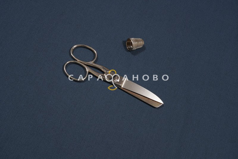 Ткань Саржа 150 см 260 гр №306 Тёмно-серый На отрез